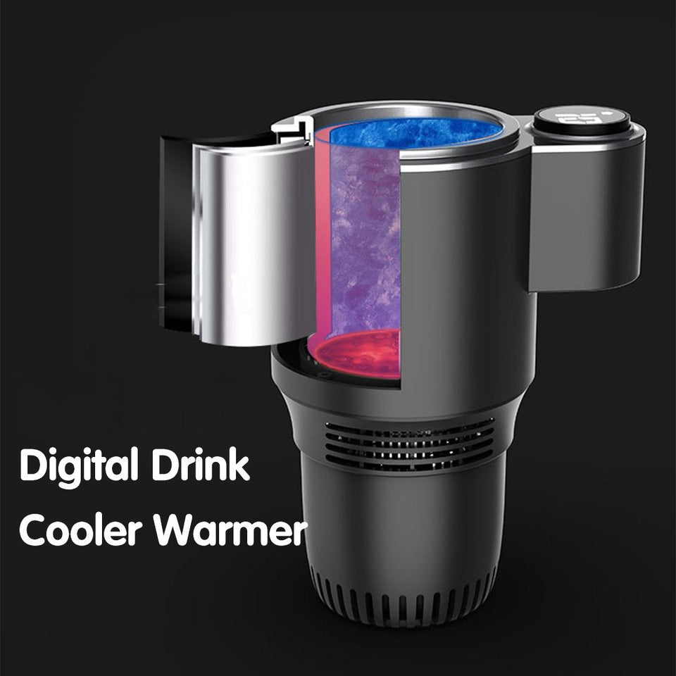 Digital Drink Cooler/Heater for Automobile