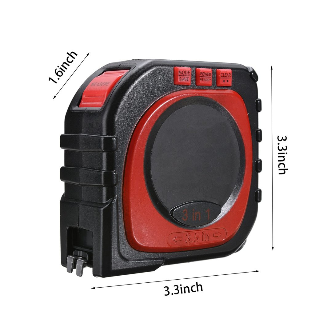 3-in-1 Digital Laser Measure Tape Rangefinder