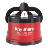 AnySharp Pro Knife Sharpener Red