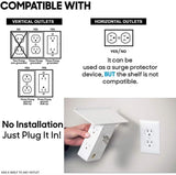 Wall Mount Surge Protector with Shelf