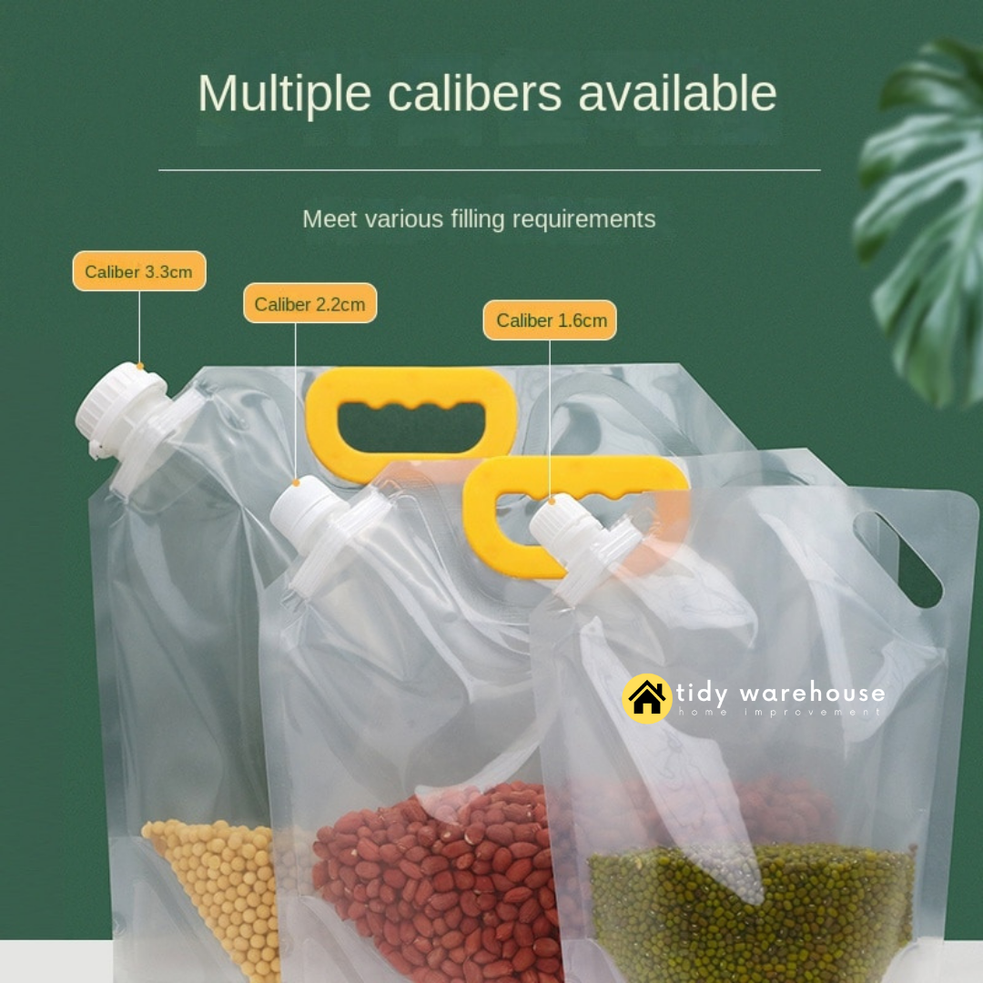 5pc/10pc Kitchen Storage Bag