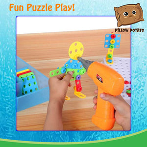 Kids Drill Simulation Puzzle Play Set