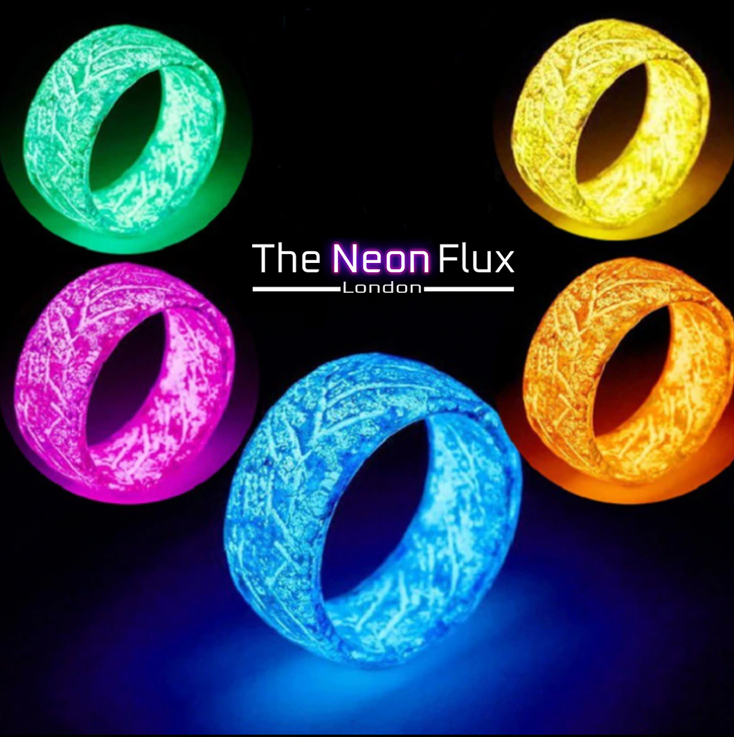 Glowing Flux Rings