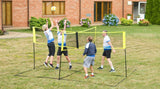 Portable volleyball net