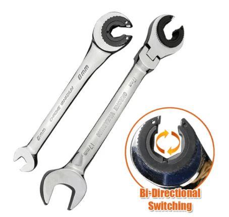 RatchetFix Tubing Wrench with Flexible Head