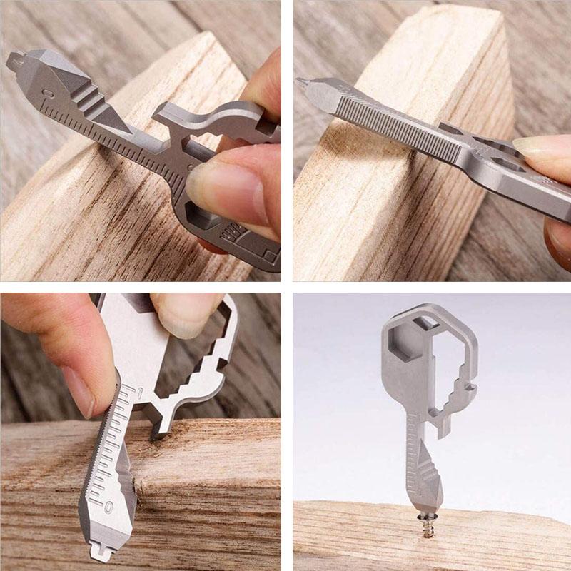 24 in 1 Key shaped pocket tool