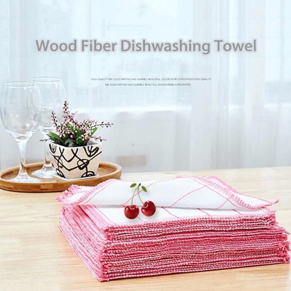 Wood Fiber Dishwashing Towel