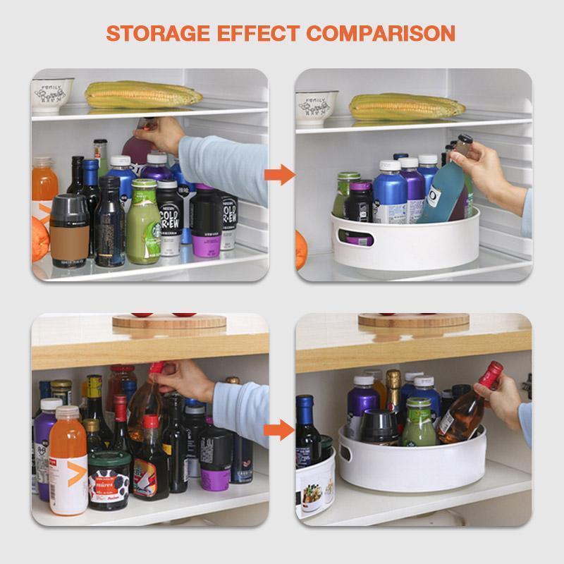 Multi-Function Anti-Skid Rotary Storage Tray