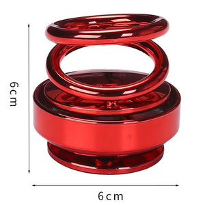 Auto Rotation Double Ring Car Air Freshener