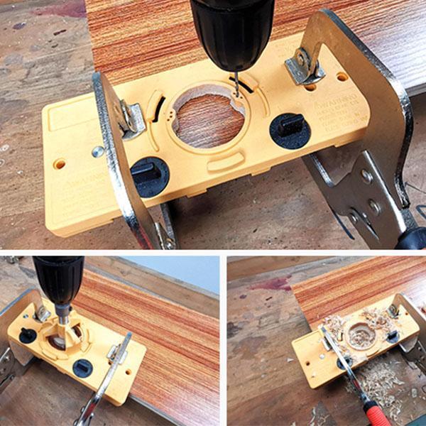 35mm Hinge Drilling Jig Woodworking Tool Set