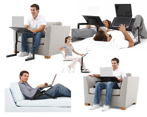 360 Adjustable Portable Folding Laptop Desk & Ergonomic Reading Stand