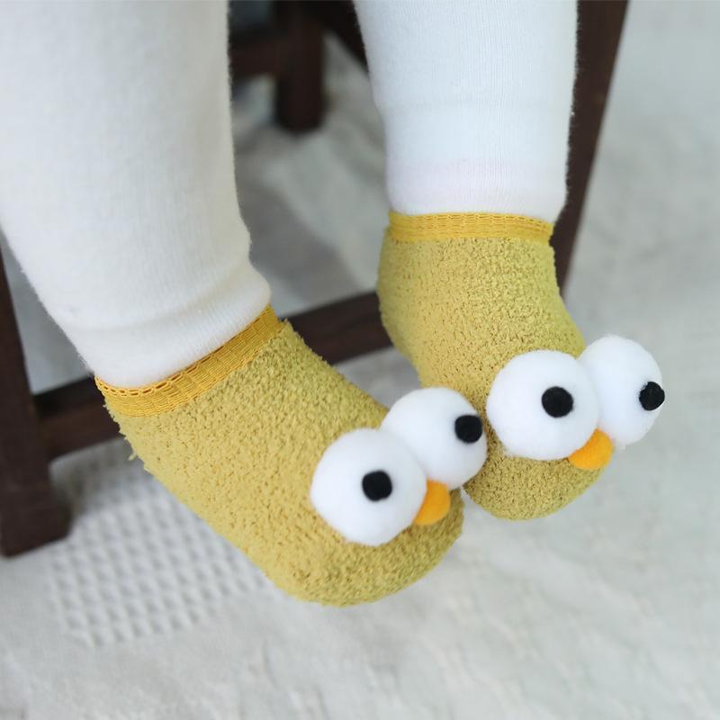 Cute 3D Big Eyes Design Baby Socks