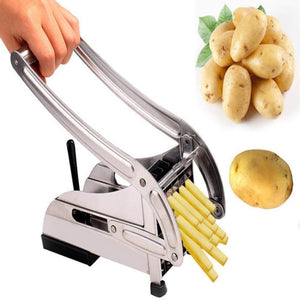Stainless Steel French Fries Potato Chips Strip Cutter Machine