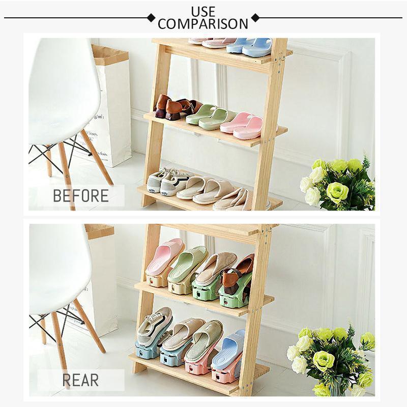 Adjustable Type Receives Shoe Rack