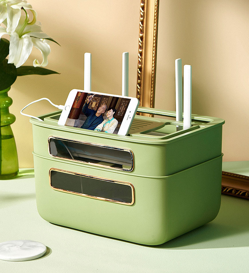 Light Luxury Router Storage