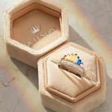 The Gift for BFF Rainbow Ring