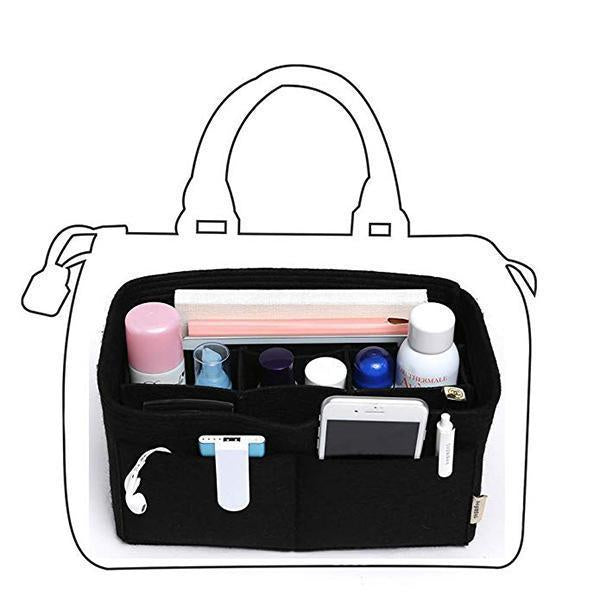 Felt Handbag Insert Organiser