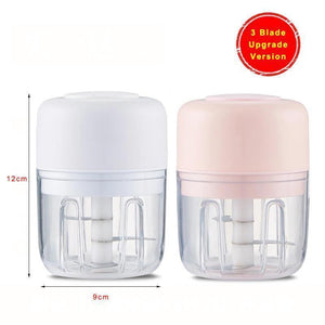 Electric Mini Food Garlic Vegetable Chopper