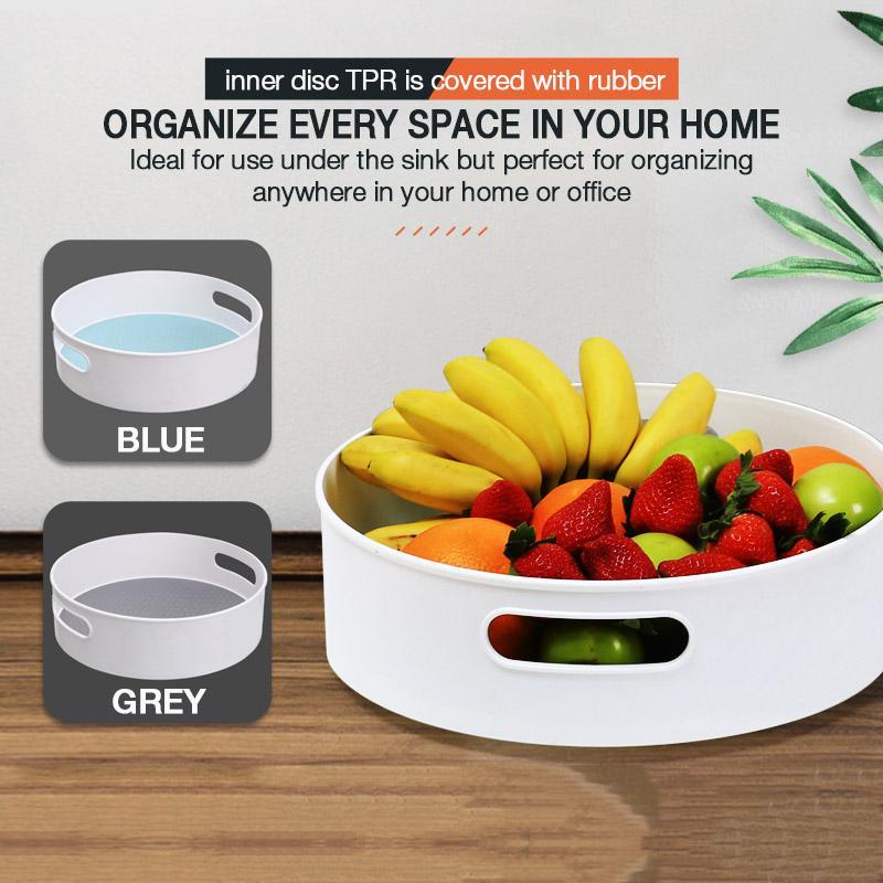 Multi-Function Anti-Skid Rotary Storage Tray