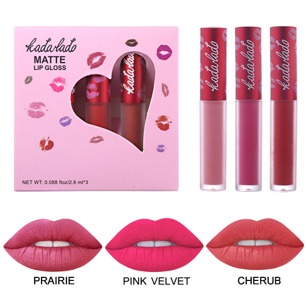 3pcs/set Everlasting Matte Liquid Lipstick 【hot sale】