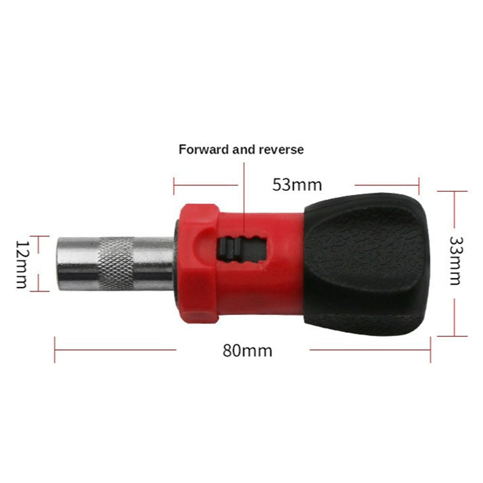 【LH158】Ratchet Screwdriver 1/4 Inch Hex Ratchet Bit Handle Screwdriver Driver Maintenance Tools