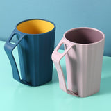 Bathroom Tumblers Plastic Simple Rinse Cup Family
