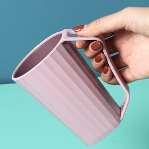 Bathroom Tumblers Plastic Simple Rinse Cup Family