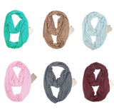 Infinity Scarf With Hidden Pocket