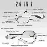 24 In 1 Key Shaped Ring Wrench