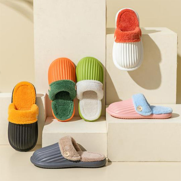 Shoeschics Waterproof Cotton Non-slip Slippers