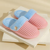 Shoeschics Waterproof Cotton Non-slip Slippers