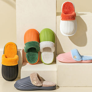 Shoeschics Waterproof Cotton Non-slip Slippers