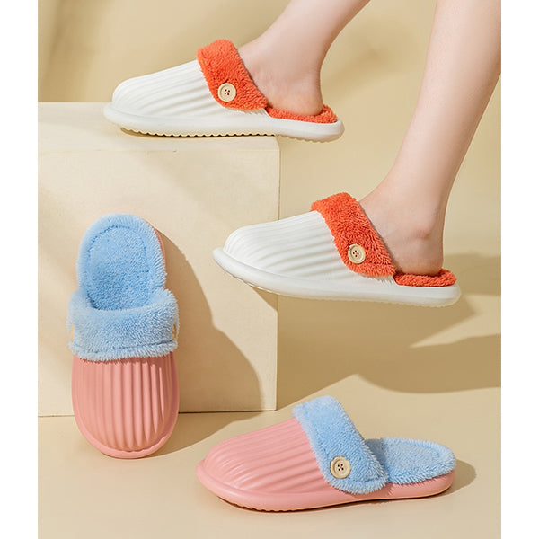 Shoeschics Waterproof Cotton Non-slip Slippers