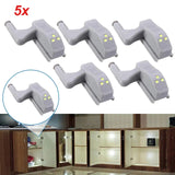 Touch-Activated LED Cabinet Hinge Light