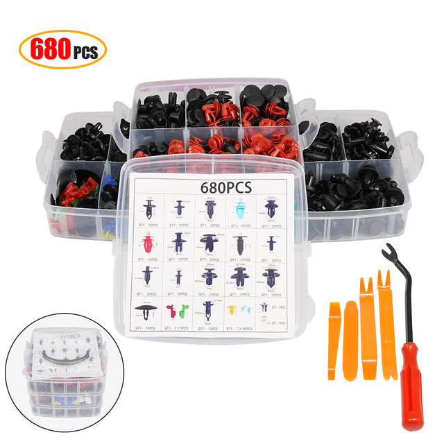 Car Plastic Fastener Clips Set