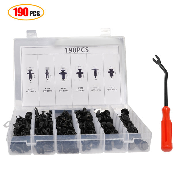 Car Plastic Fastener Clips Set