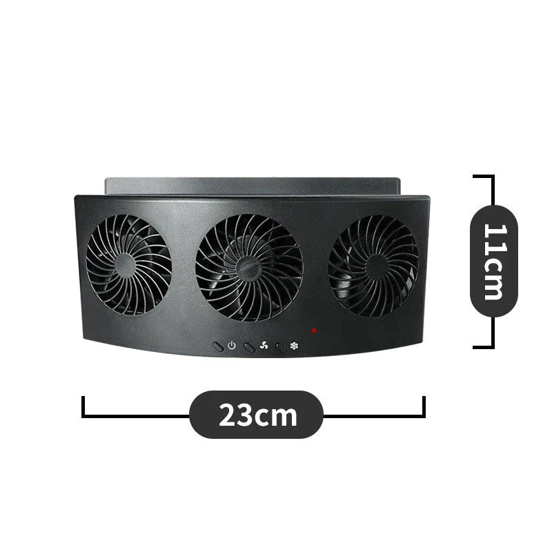 Car Fan USB Three-Head Fan