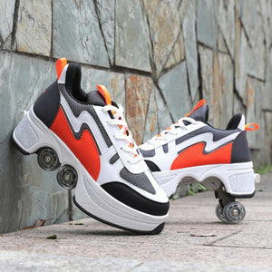 LJ47-Deformation Roller Skate Shoes