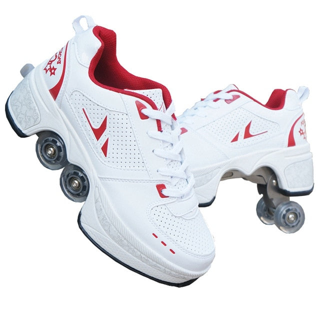 LJ47-Deformation Roller Skate Shoes