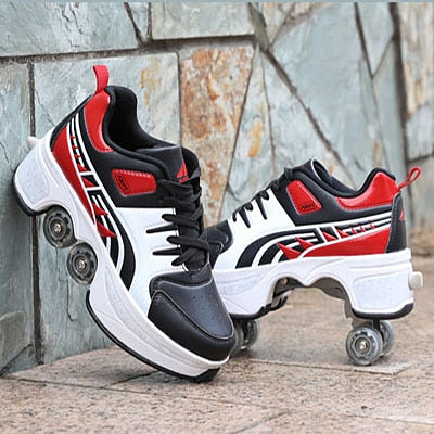 LJ47-Deformation Roller Skate Shoes