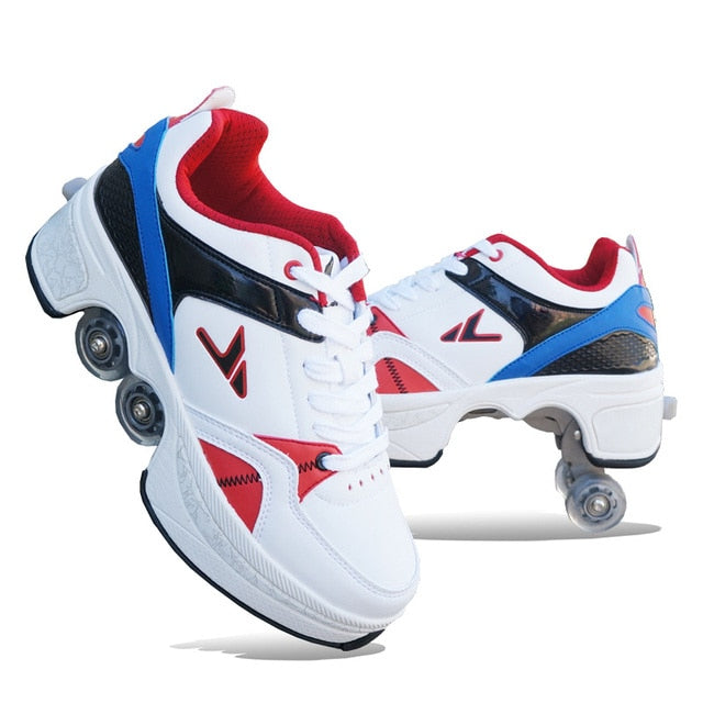 LJ47-Deformation Roller Skate Shoes