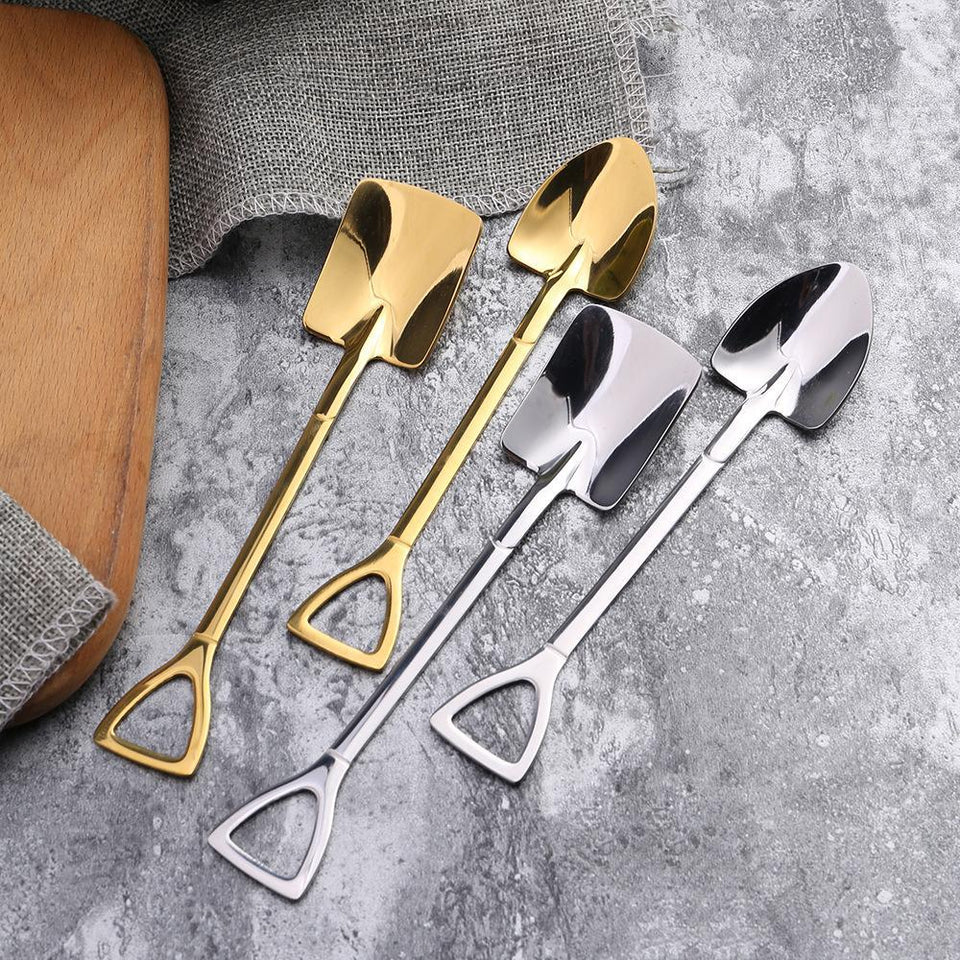 Creative Stainless Steel Tea Coffee Sugar Shovel Spoon