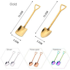 Creative Stainless Steel Tea Coffee Sugar Shovel Spoon