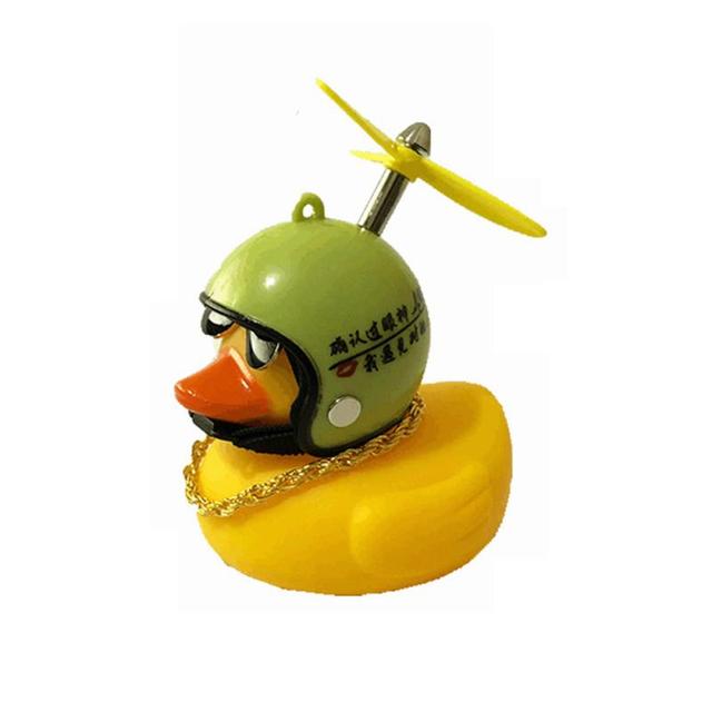 Helmet Wind Small Duck Car Decor