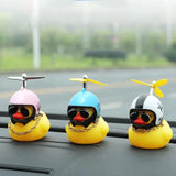 Helmet Wind Small Duck Car Decor