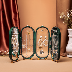 ROYALE Foldable Jewelry Organizer & Mirror