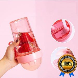 Double Sippy Twin Drink Cup Creative Water Bottle