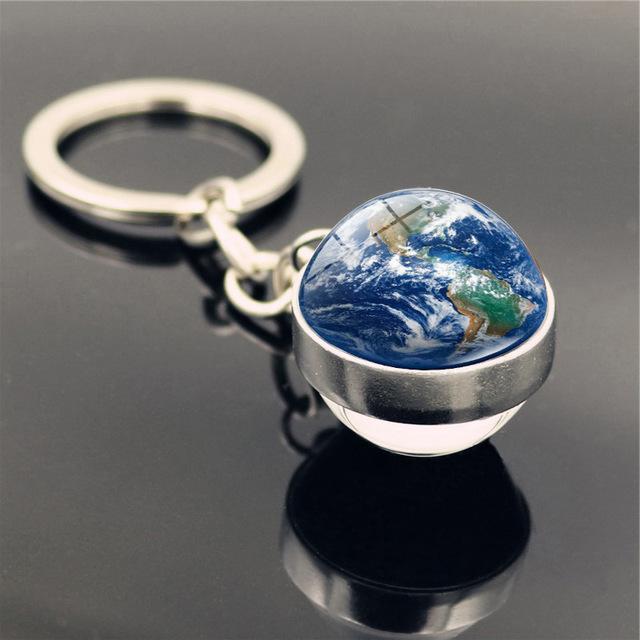 Galaxy keychain Special Bright Star keyring