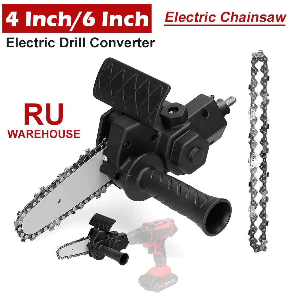 LJ52-Electric Drill Modified Chainsaw