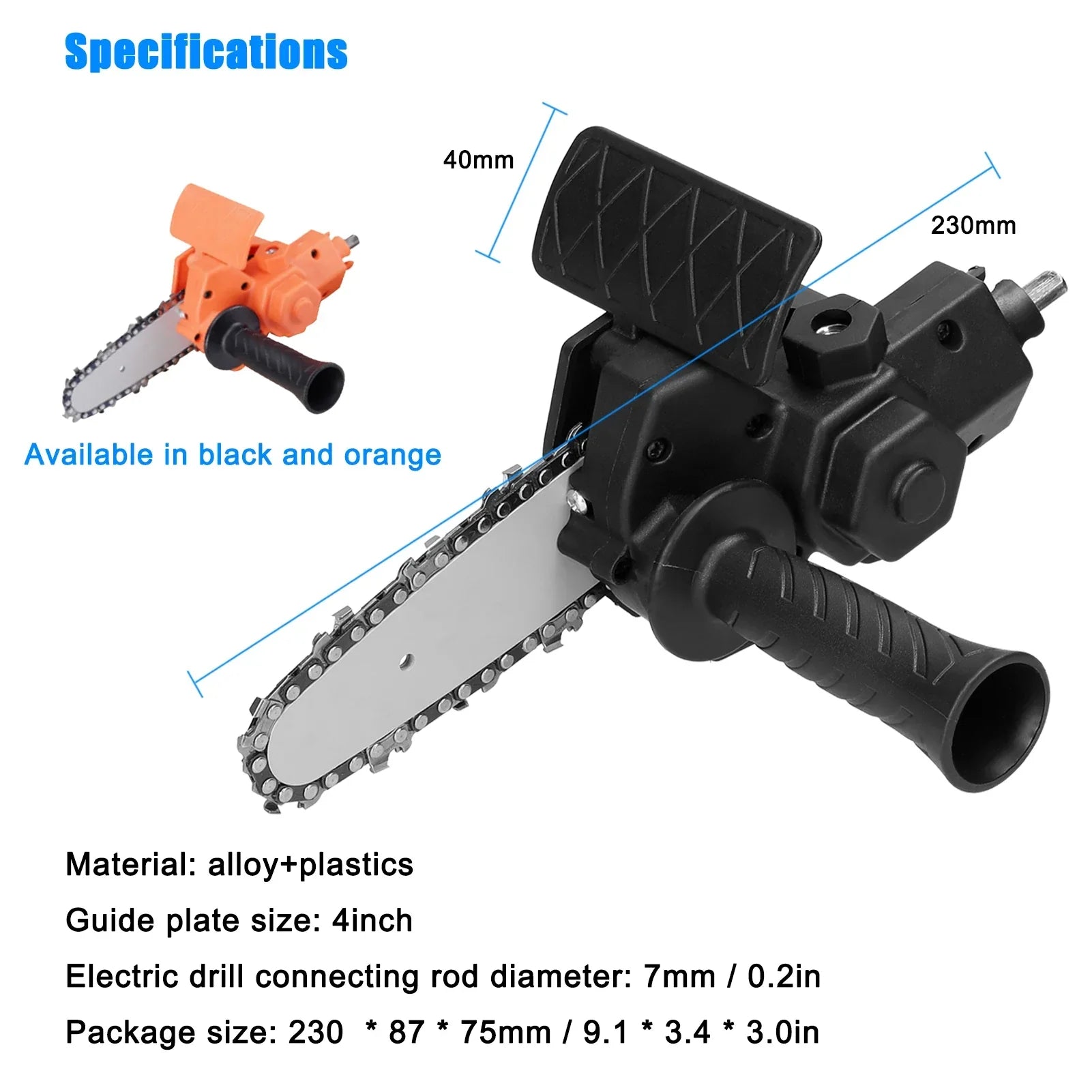 LJ52-Electric Drill Modified Chainsaw